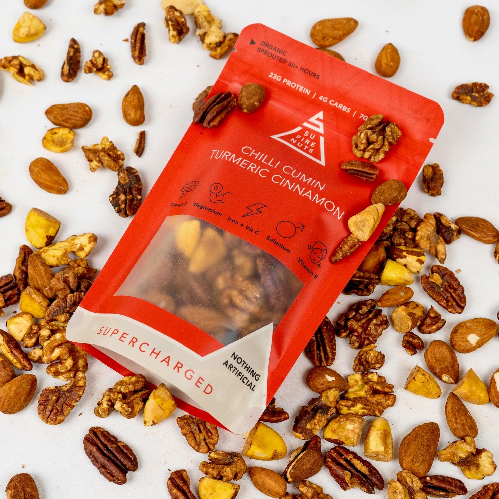 100g SU FIRE NUTS – Pure Fuel, No Junk